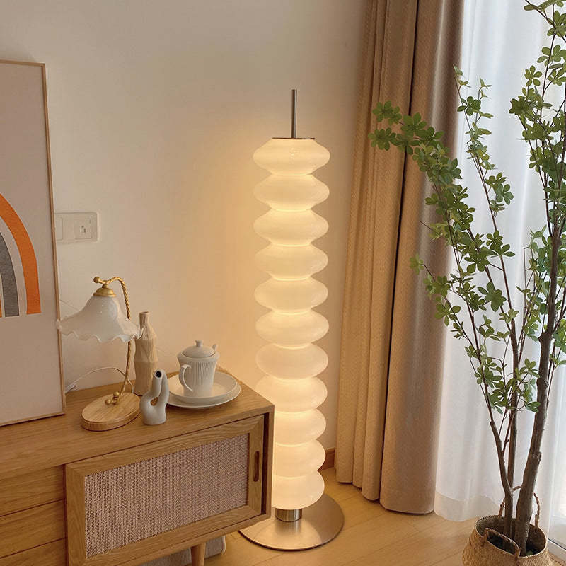 Salgado Modern Candy Metal Glass Floor Lamp Living Room