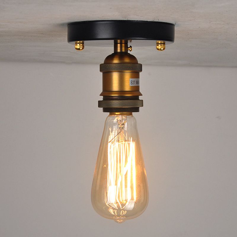 Retro Industrial Ceiling Light with E27 bulb