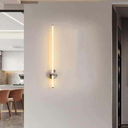 Edge Coppery & Nickel Indoor Wall Lamp, Metal/Acrylic