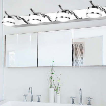 Leigh Modern Globe Vanity Wall Lamp, Bedroom/Bathroom