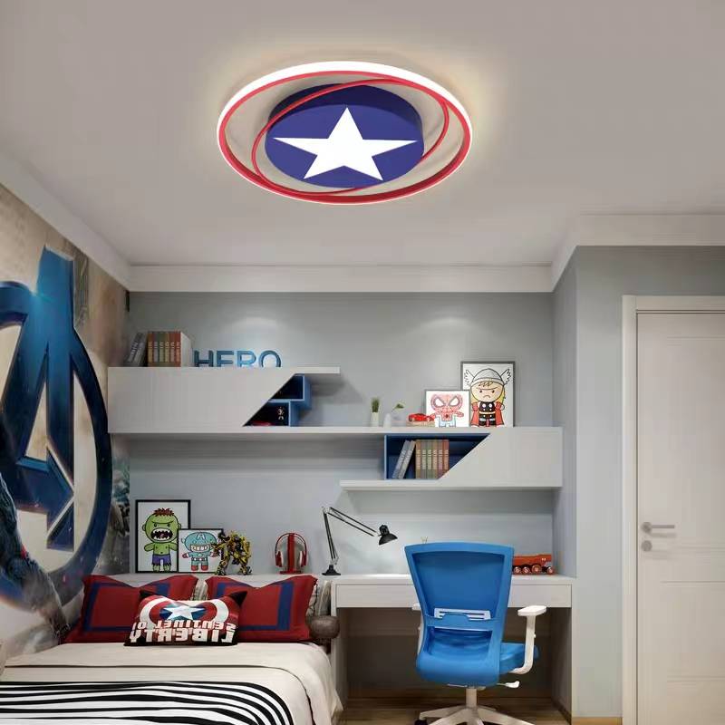 Modern Orbit Round LED Flush Mount Ceiling Light