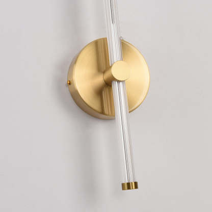 Edge Coppery & Nickel Indoor Wall Lamp, Metal/Acrylic