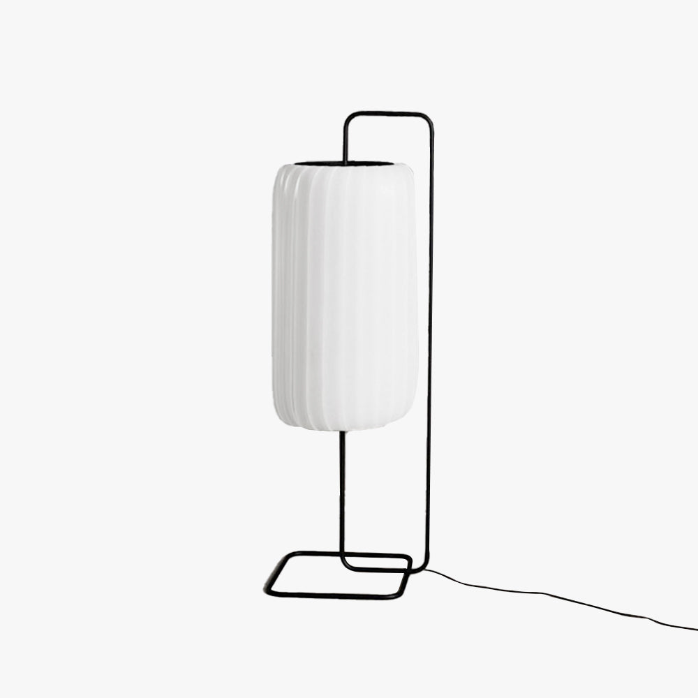 Renée Minimalist Column Fabric Metal Floor Lamp Bedroom