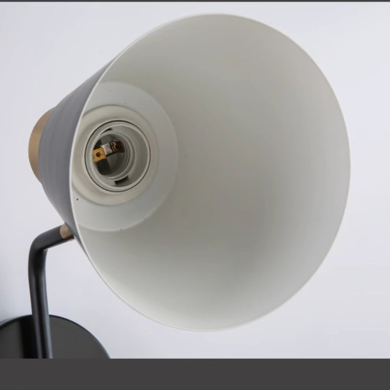 Meza Industrial LED Metal Indoor Wall Lamp Study Room