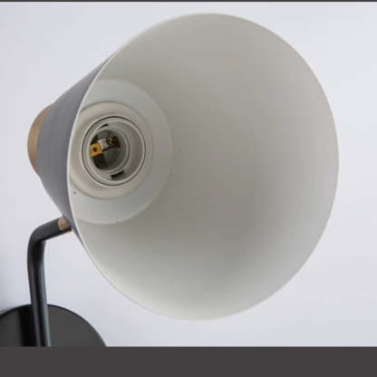 Meza Industrial LED Metal Indoor Wall Lamp Study Room