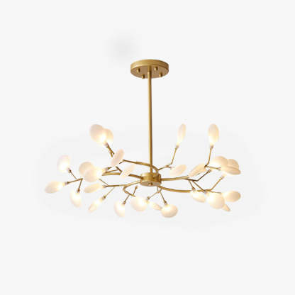 Olivia Unique Branch Firefly Art Deco Chandelier Black/Gold
