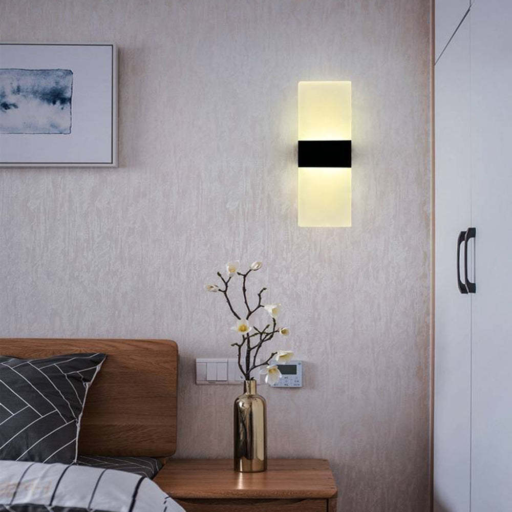 Chan Rectangular Wall Lamp, 3 Colour