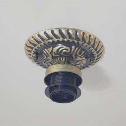 Eryn Vintage LED Flush Mount Ceiling Light Blue Living Room