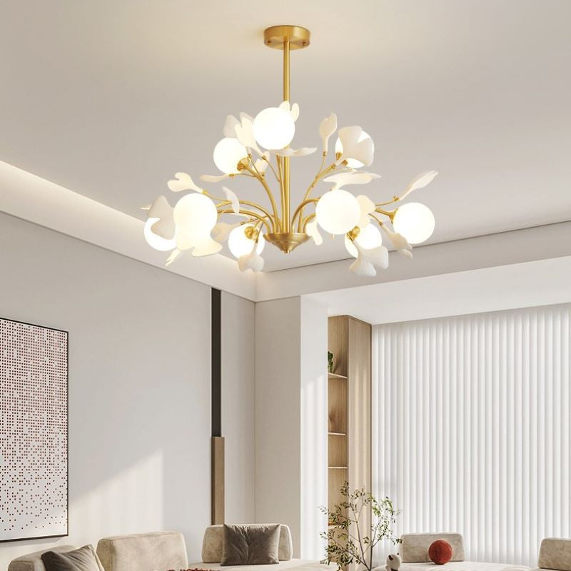 Olivia Luxury Creative Minimalist Chandelier Glass Bedroom