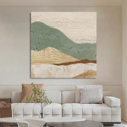 Landscape Mountain Oil Painting Canvas Wall Art Living Room