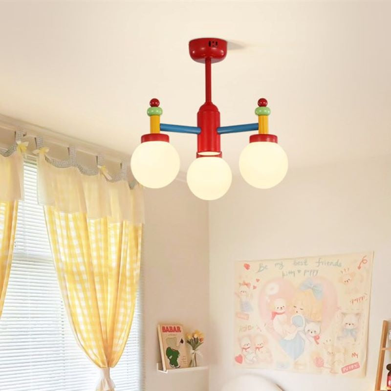 Valentina Memphis Antique Mix Colored Metal Chandelier Kid's Room
