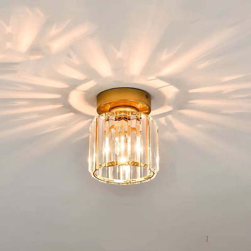 Herbert Modern Flush Mount Ceiling Light Black Gold Glass Bedroom