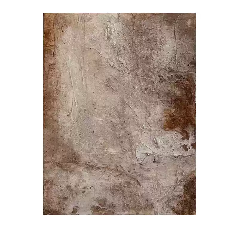 WABI-SABI Brown Oil Painting Canvas Wall Art Living Room Bedroom