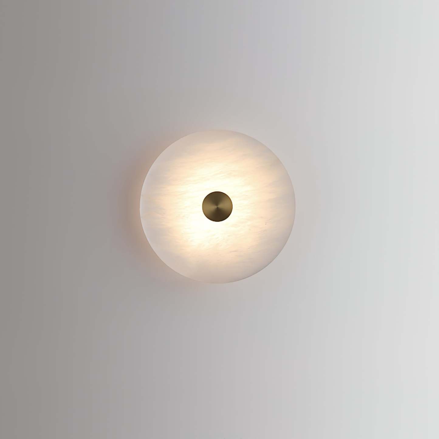 Jade Wall Light Minimalism Metal Alabaster Living Room Bedroom