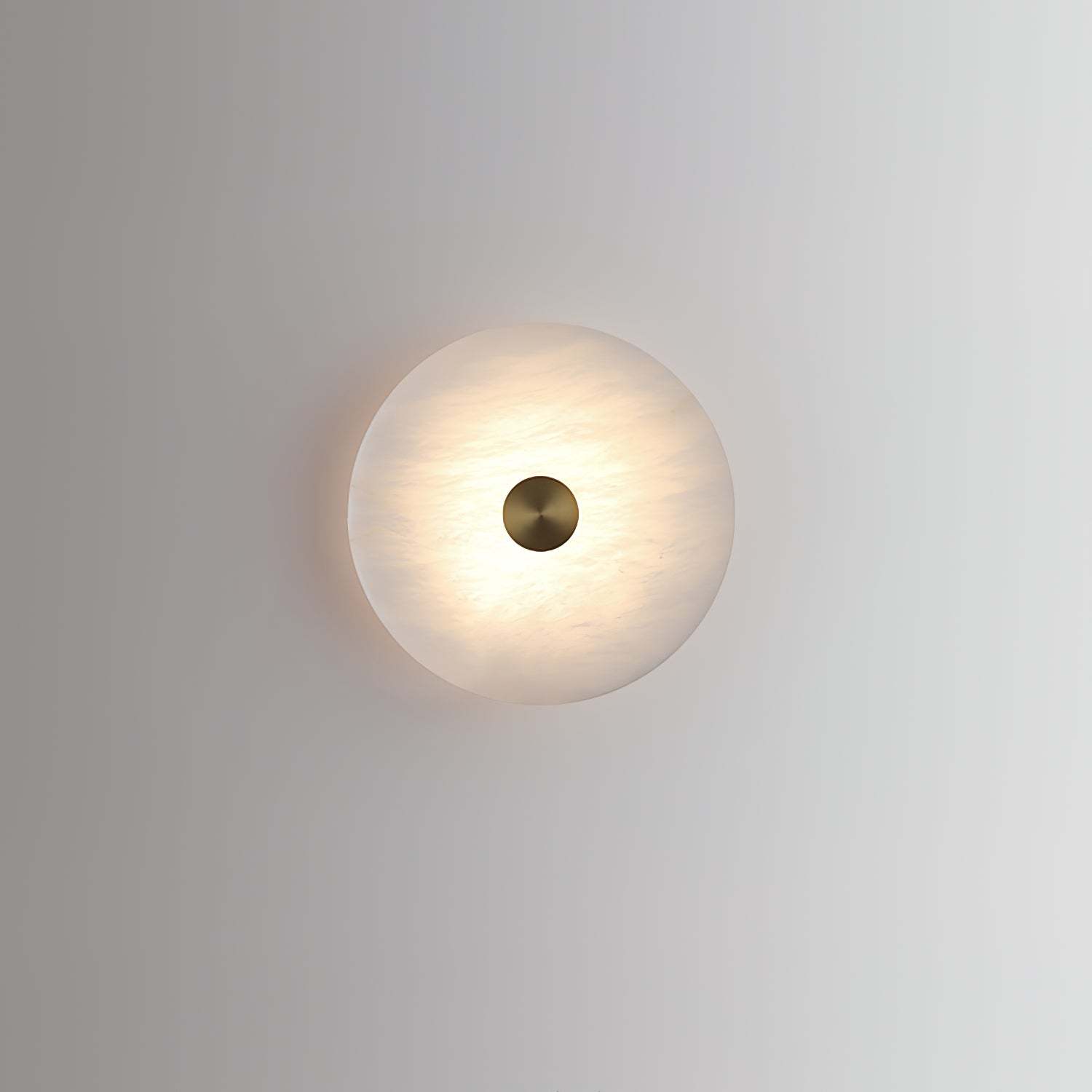 Jade Wall Light Minimalism Metal Alabaster Living Room Bedroom