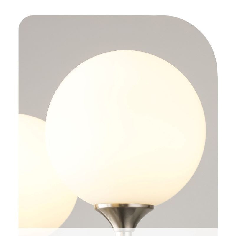 Valentina Vintage LED Pendant Light White Glass Living Room