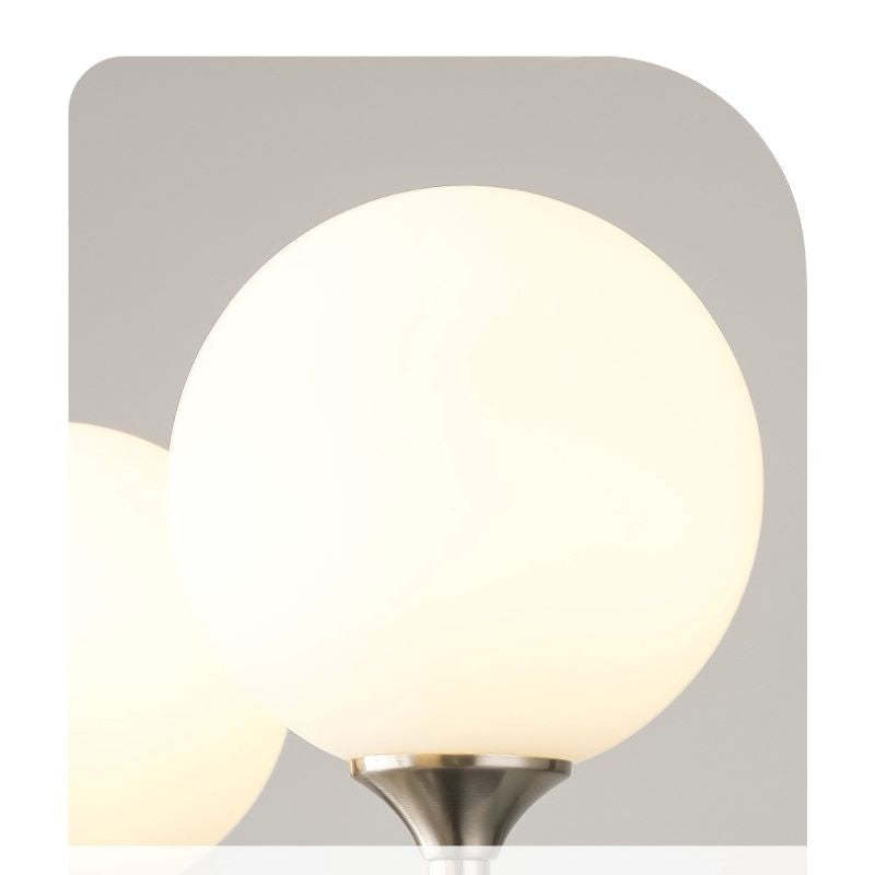 Valentina Vintage LED Pendant Light White Glass Living Room