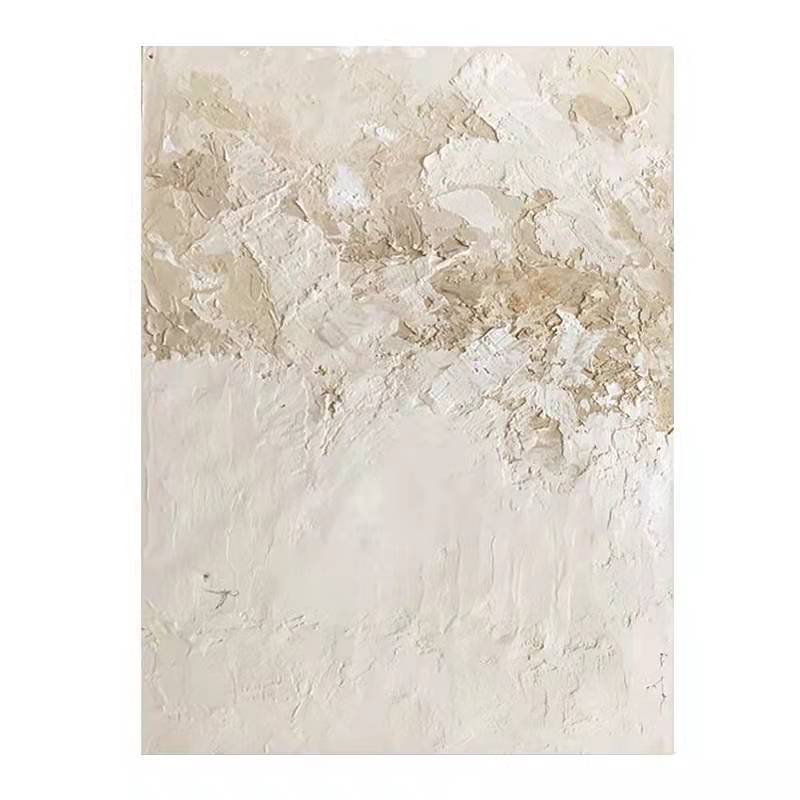 WABI-SABI Blue Grey Oil Painting Canvas Wall Art Entrance Living Room