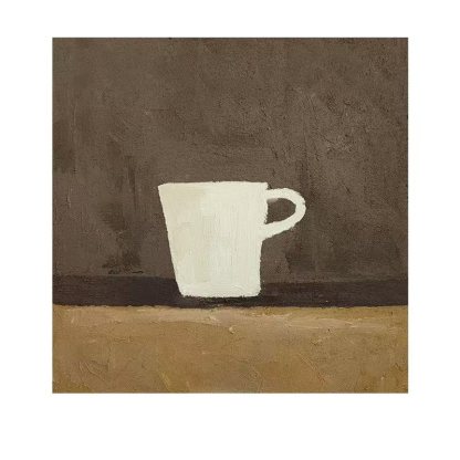 WABI-SABI Brown Oil Painting Canvas Wall Art Dining Room