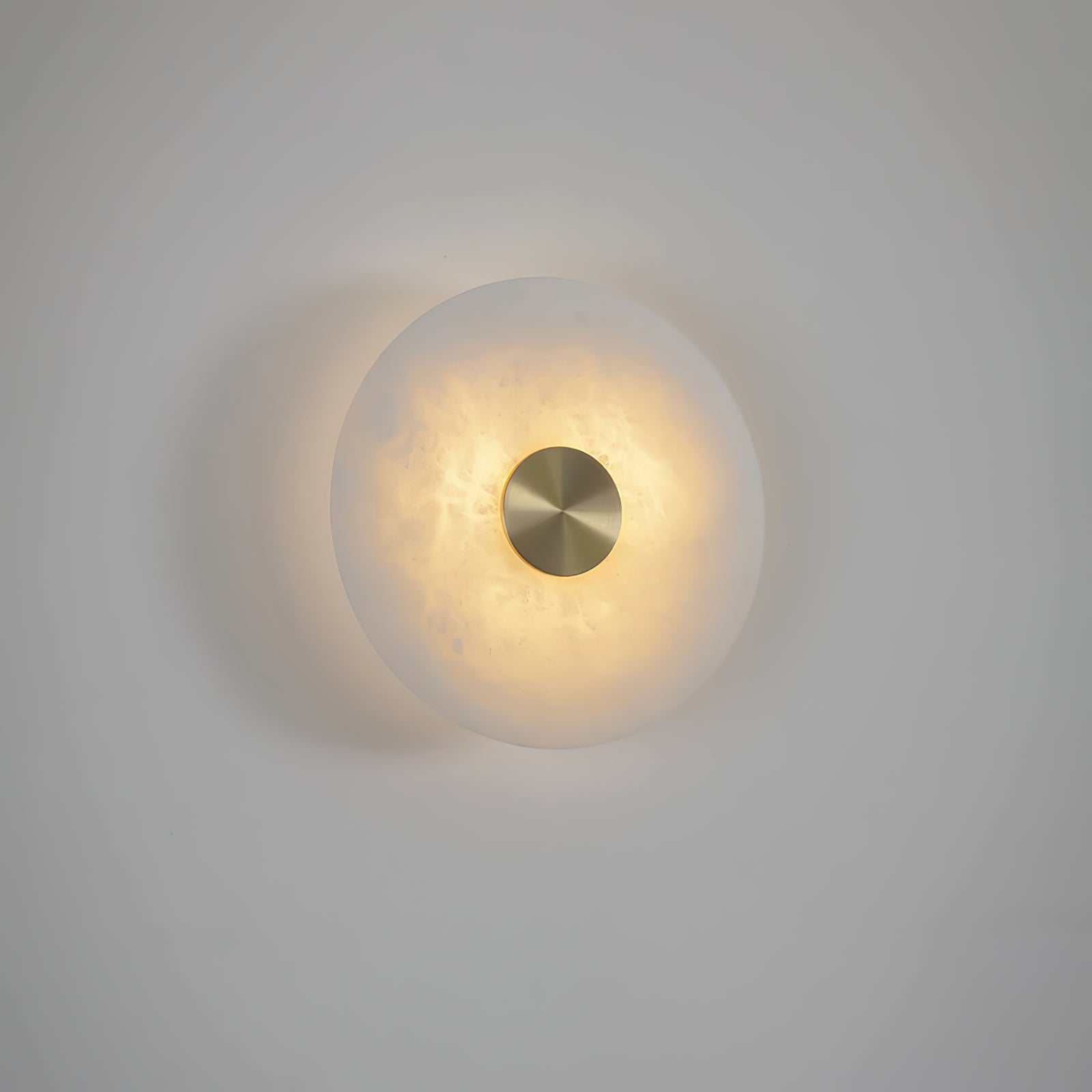 Jade Wall Light Minimalism Metal Alabaster Living Room Bedroom