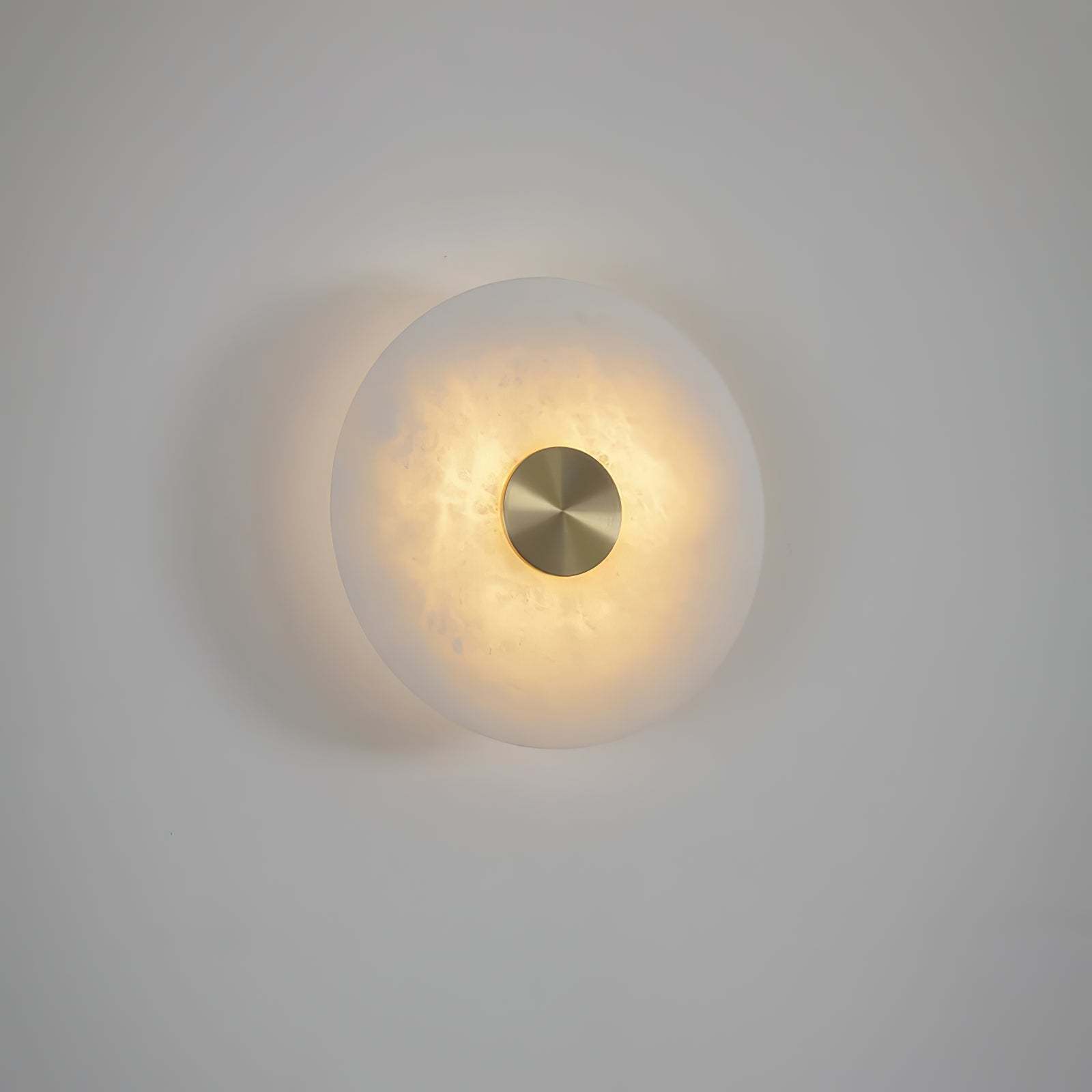 Jade Wall Light Minimalism Metal Alabaster Living Room Bedroom