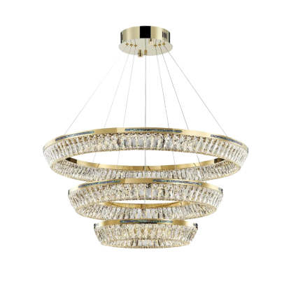 Marilyn Modern Luxury Crystal Chandelier Tri-Circle