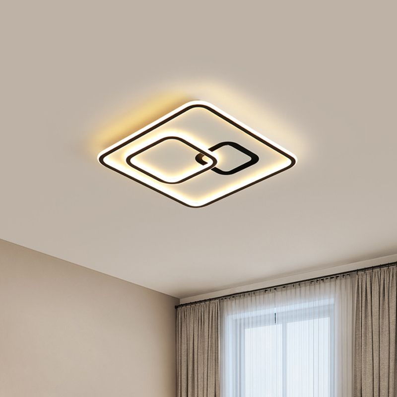 Lacey Linear Square Flush Mount Ceiling Light