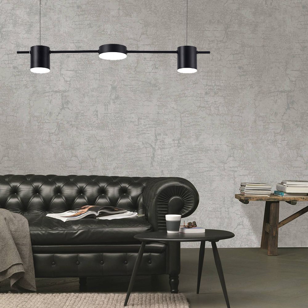Leigh Metal Simple Linear Pendant Light 3/5Heads