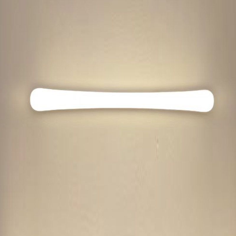 Edge White Mirror Front Vanity Wall Lamp, Acrylic