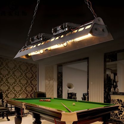 Cooley Industrial Metal Pendant Light over Billiard Table