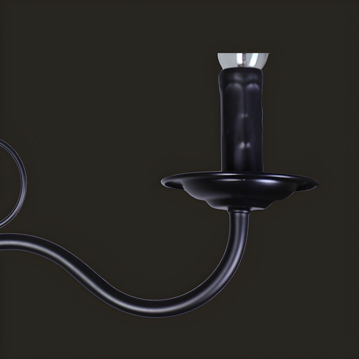Silva Transitional Candle Chain Chandelier