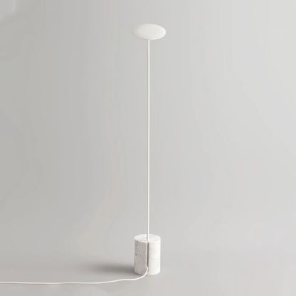 Valentina Nordic LED Floor Lamp, Black&White, Metal&Marble