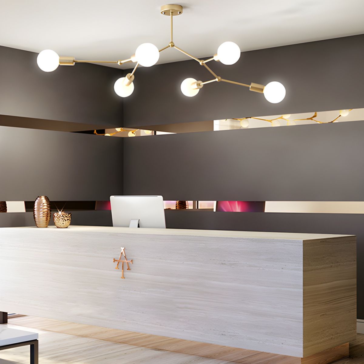 Valentina Industrial Bubbles Chandelier