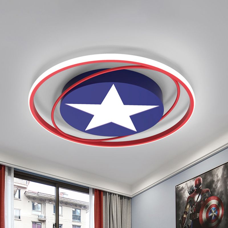 Modern Orbit Round LED Flush Mount Ceiling Light