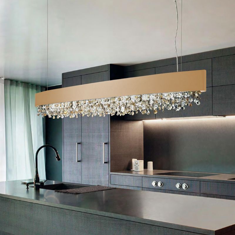 Marilyn Modern Crystal Pendant Light Black/White/Brown/Gold