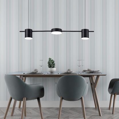 Las Sola Leigh pendant light over dining table