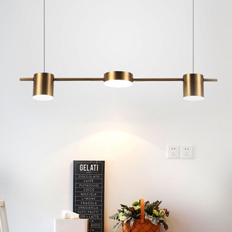 Leigh 3-Head Pendant Light above dining area, Las Sola