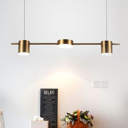 Leigh 3-Head Pendant Light above dining area, Las Sola