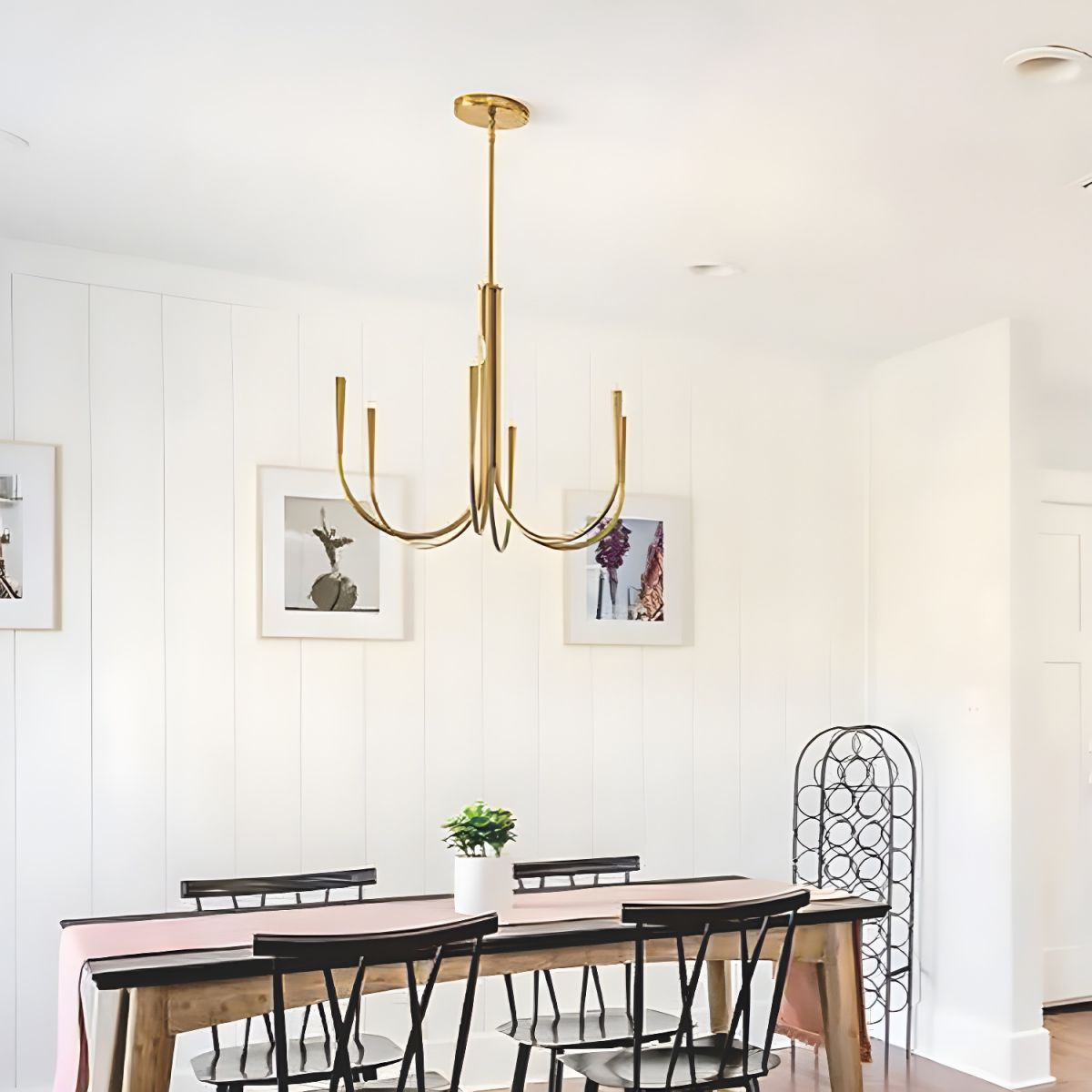 Hailie Modern Minimalist Chandelier Dinning Room