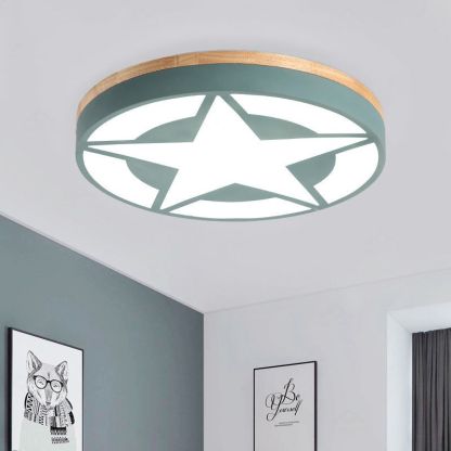Quinn star-shaped ceiling light in a room setting