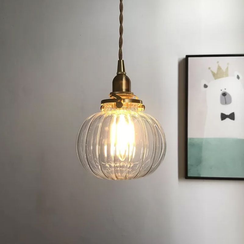 Valentina Pendant Light Globe Vintage Glass Indoor