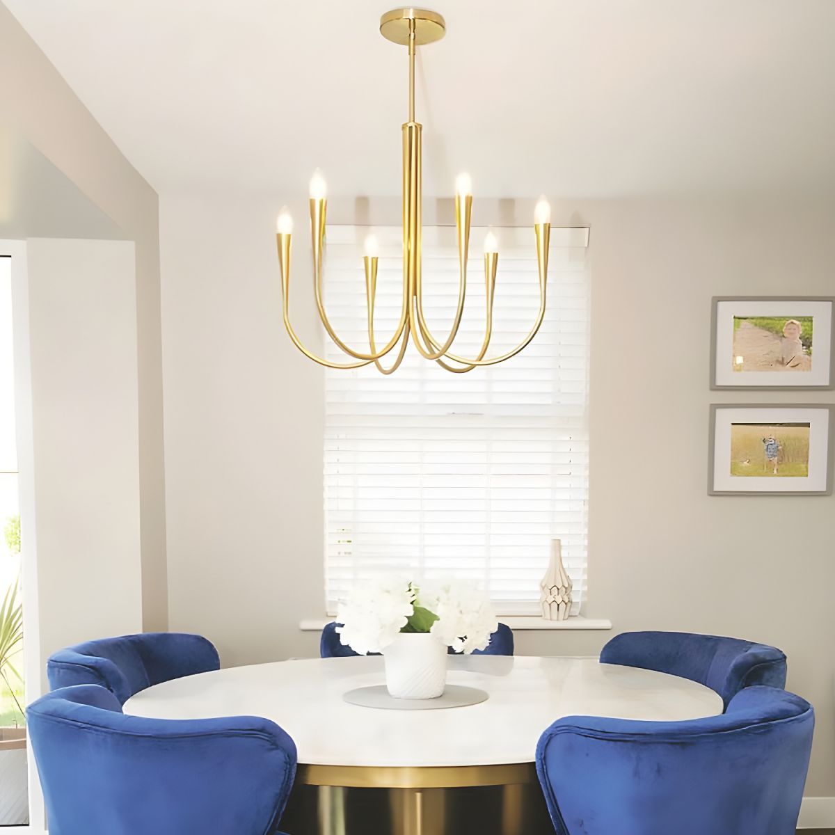 Hailie Modern Minimalist Chandelier Dinning Room