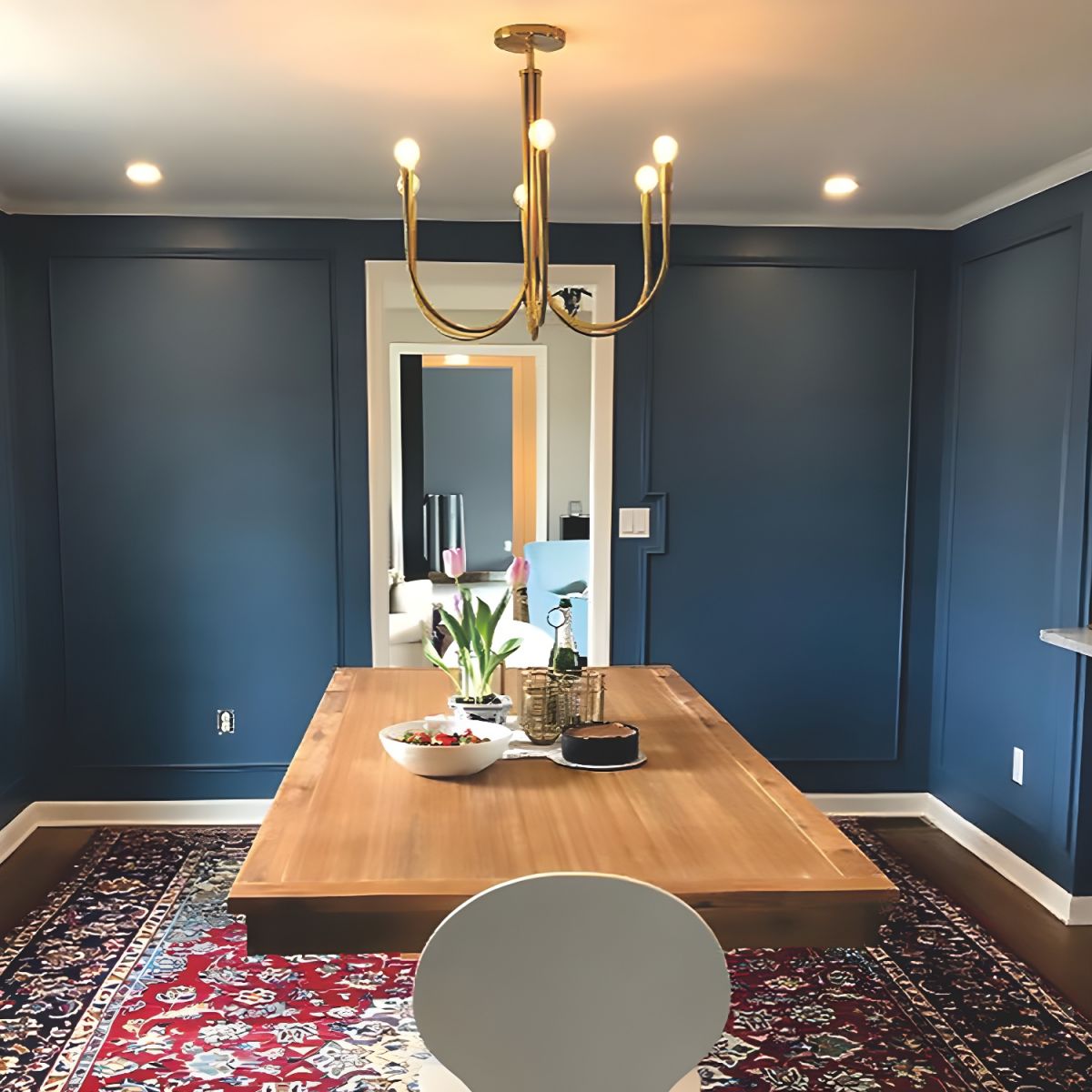 Hailie Modern Minimalist Chandelier Dinning Room