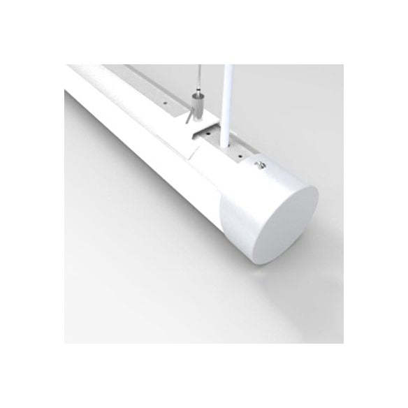 Minimalist Tube Glass Metal Pendant Light Dining Room