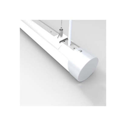 Minimalist Tube Glass Metal Pendant Light Dining Room