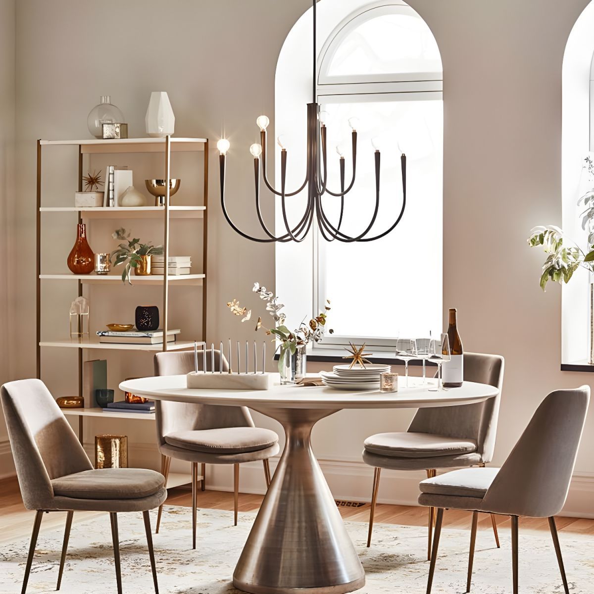 Hailie Modern Minimalist Chandelier Dinning Room