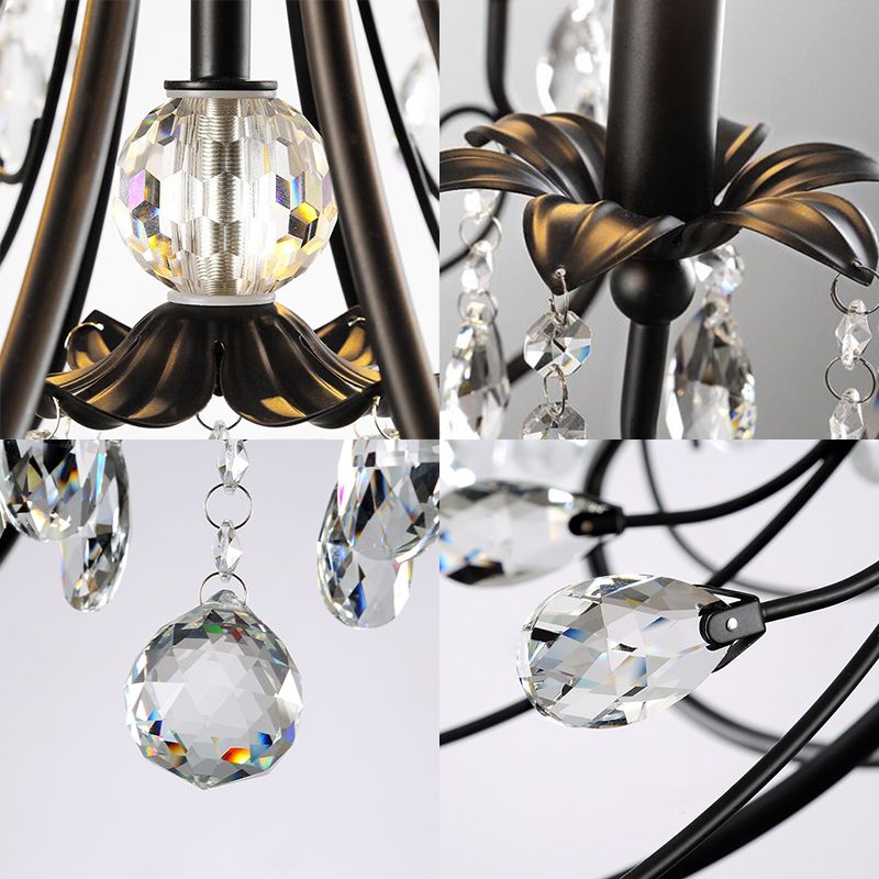 Close-up: Silva Crystal Chandelier Detail