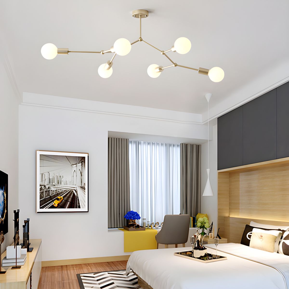 Valentina Industrial Bubbles Chandelier