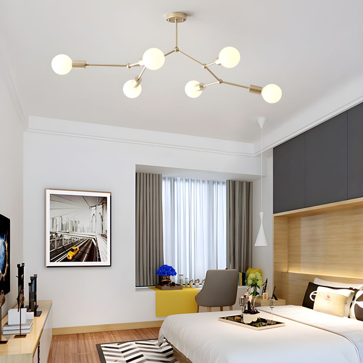 Valentina Industrial Bubbles Chandelier