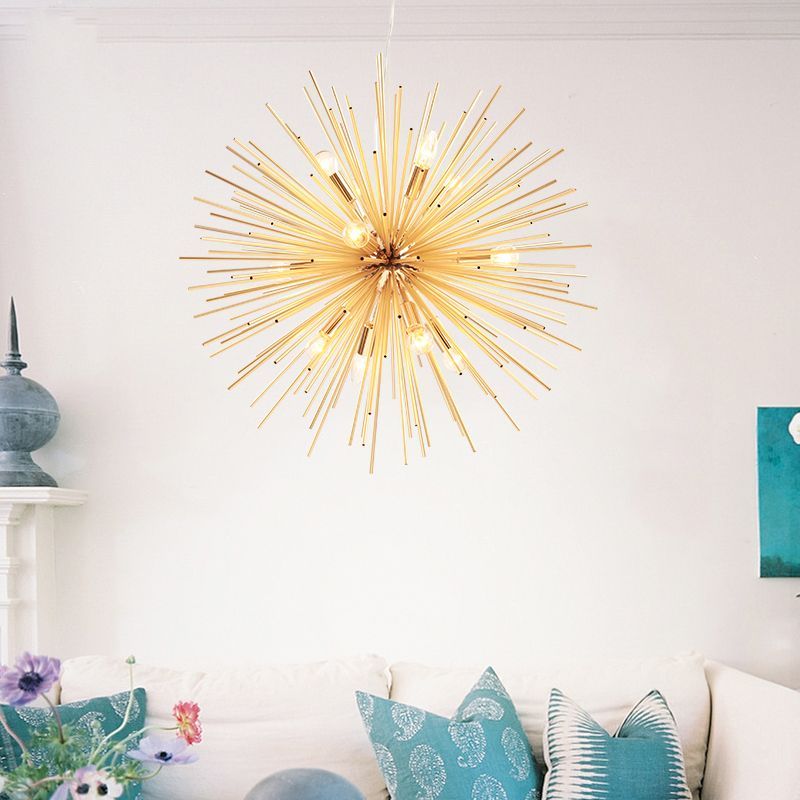 Modern Designer Starburst Pendant Light